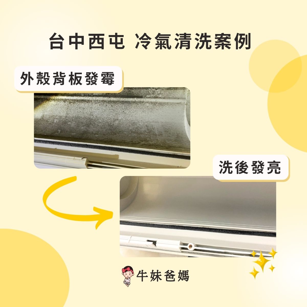 【台中西屯冷氣清洗案例】— 台中西屯詹先生