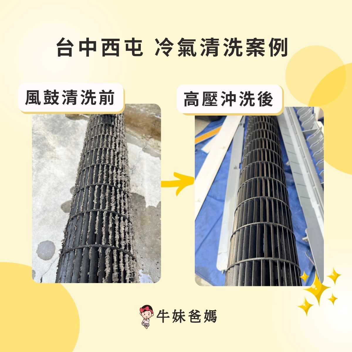 【台中西屯冷氣清洗案例】— 台中西屯詹先生