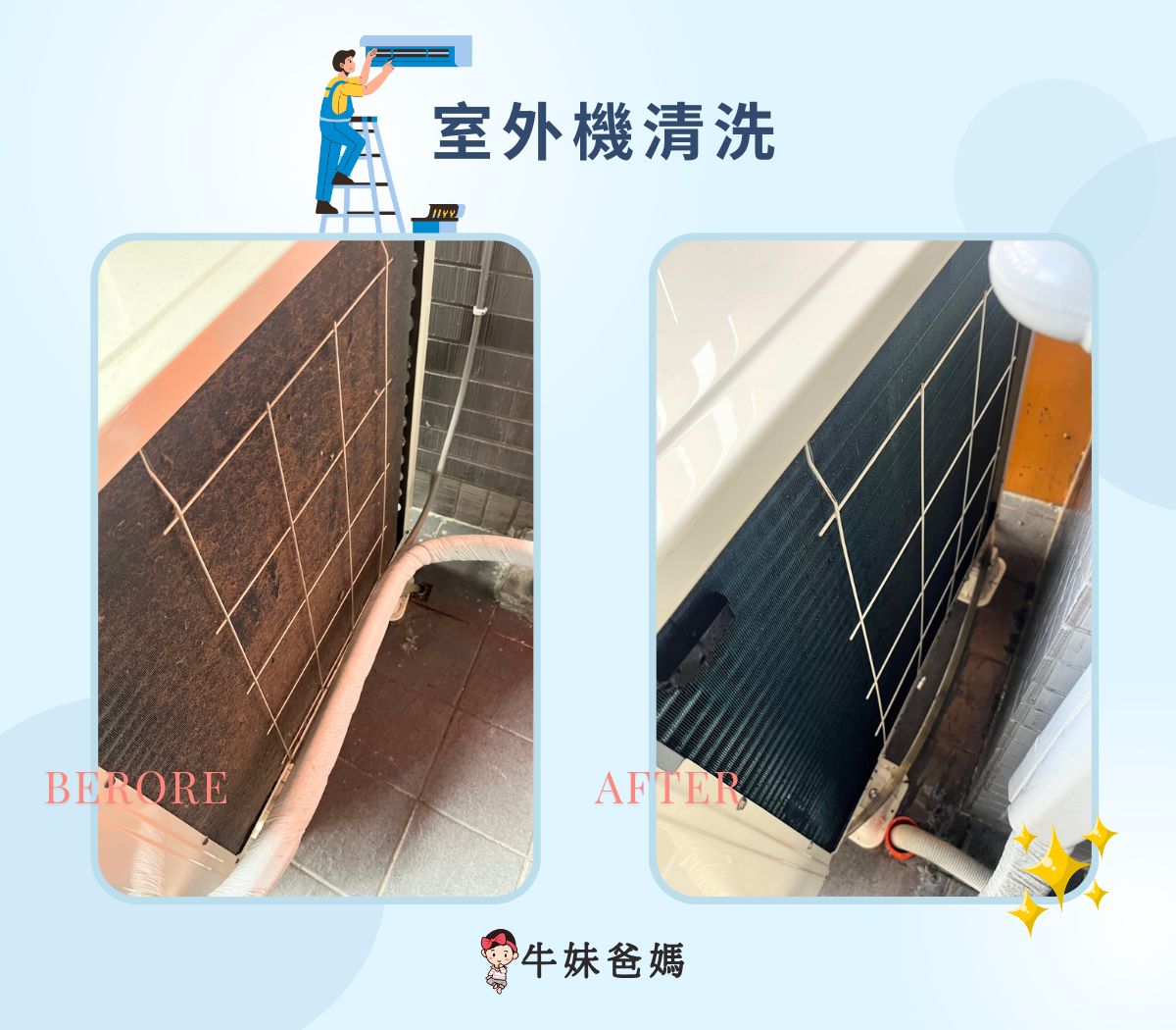 冷氣室外機清洗